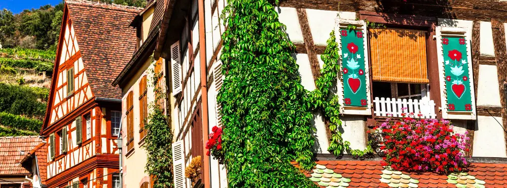 maison colorée d'Alsace
