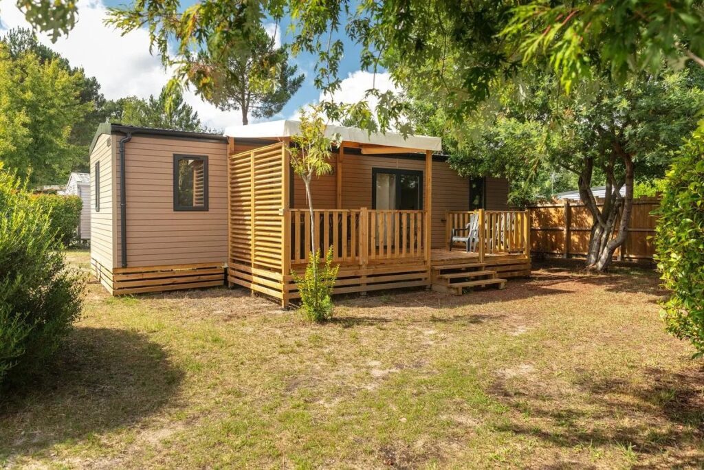 mobil home en camping