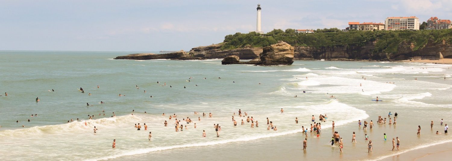 Biarritz beach