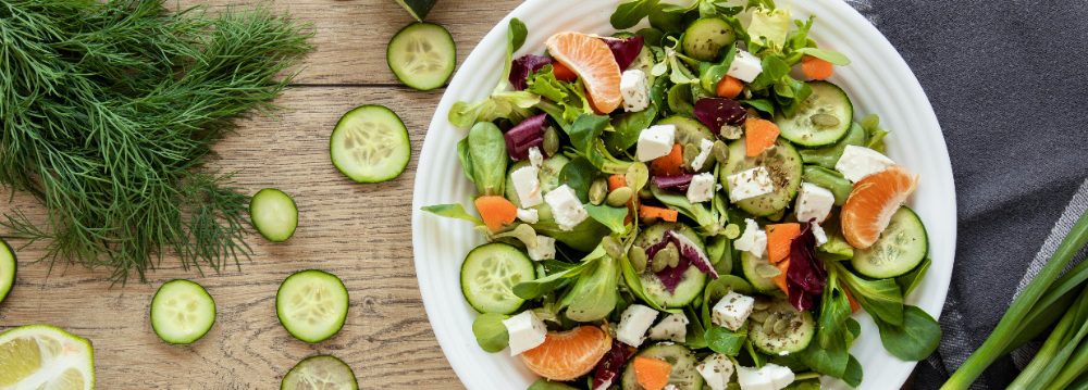 une salade composée