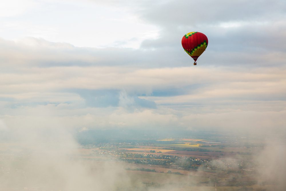 vol en mongolfière