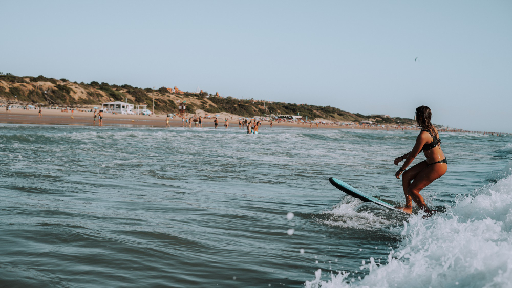 surf dans les landes