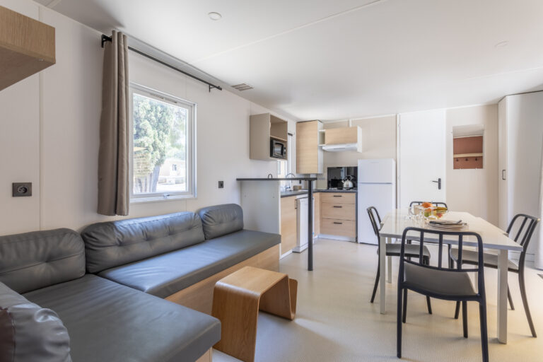intérieur d'un mobil home