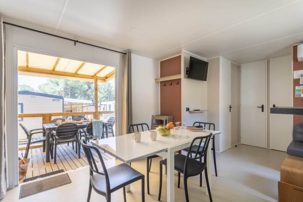 intérieur d'un mobil home