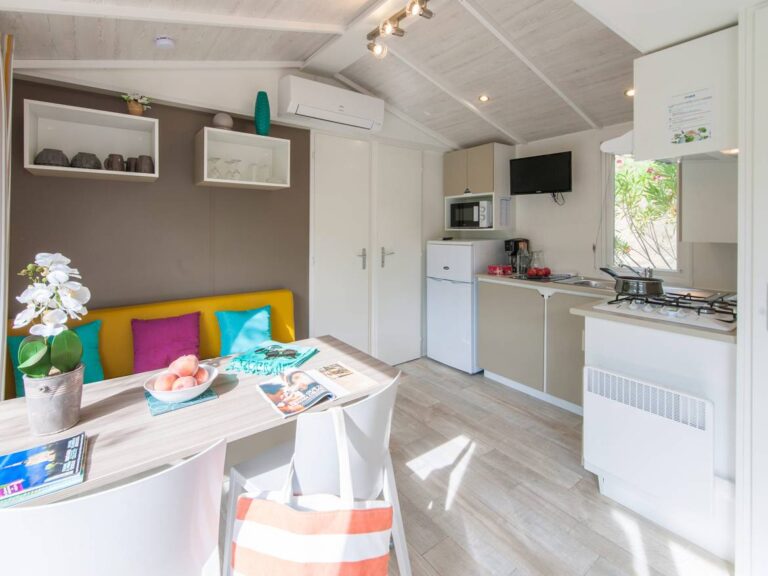 intérieur d'un mobil home