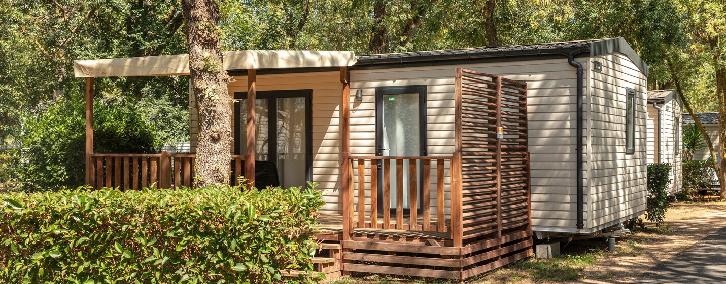un mobil-home 2 chambres